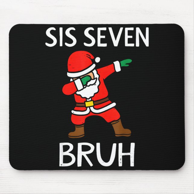 Mousepad 67 Meme 6 7 Funny Christmas Dabbing Santa Six Seve (Frente)