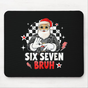 Mousepad 67 Meme 6 7 Natal engraçado Papai Noel Rock On Sei