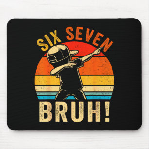 Mousepad 67 Meme 6 7 Números Dabbing Seis Sete Bruh Engraça