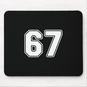 Mousepad 67 Meme 6 7 Números Seis Sete Garotos Crianças Div