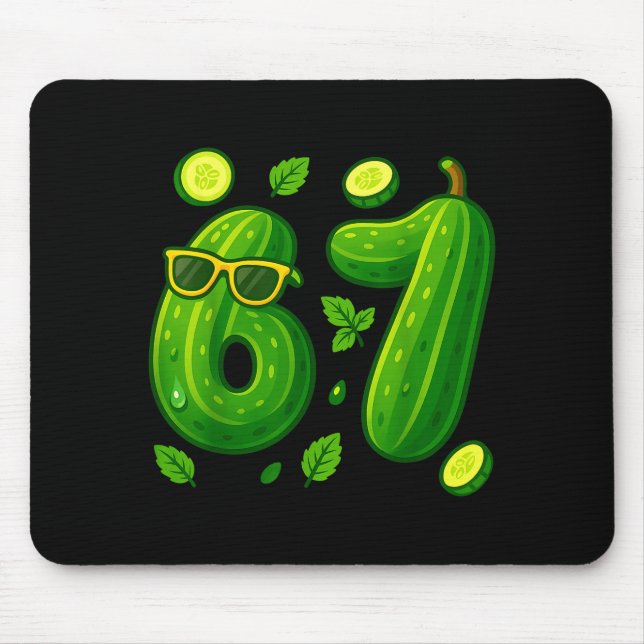 Mousepad 67 Meme Ckle Engraçado Six Seven Cuber 6 7 Geração (Frente)