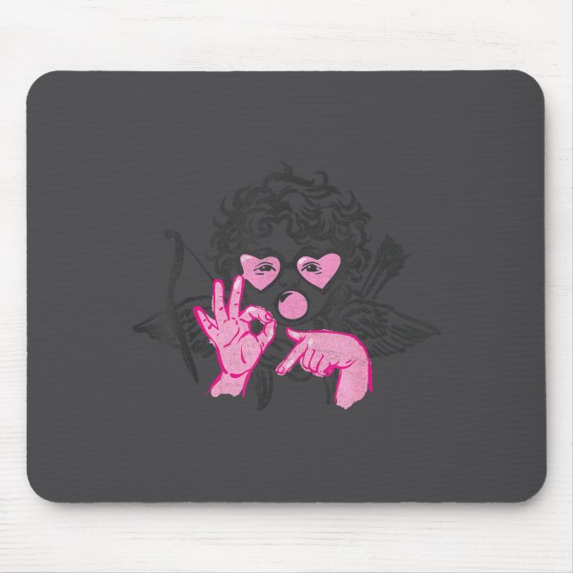 Mousepad 67 Meme Cud Hands Bubble Gum Six Seven Meme Valent (Frente)