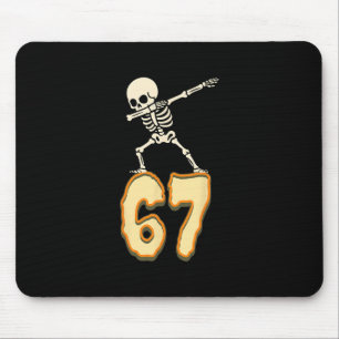 Mousepad 67 Meme de Halloween 6 7 Números Seis Sete Criança