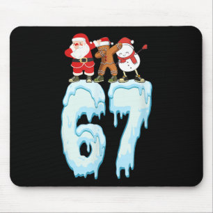 Mousepad 67 Meme de Natal 6 7 Números Seis Sete Crianças En