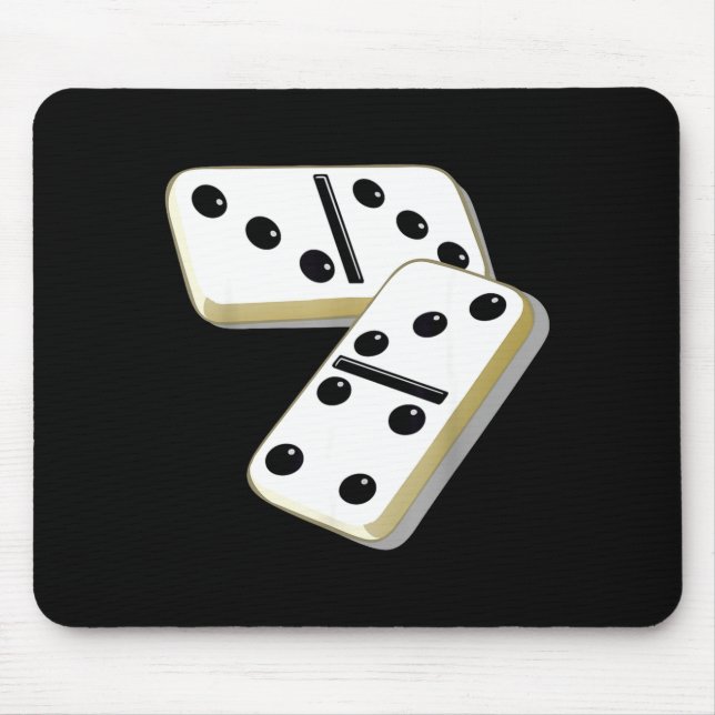 Mousepad 67 Meme Dominoes Funny Six Seven Domino 6 7 Gen Al (Frente)