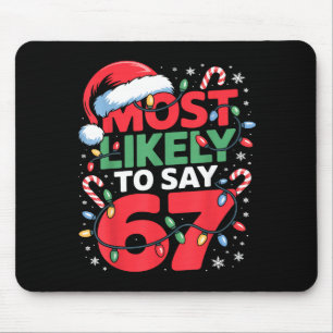 Mousepad 67 Meme engraçado design de meme de Natal mais pro