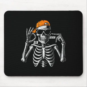 Mousepad 67 Meme Esqueleto Tendência Halloween Divertido Se