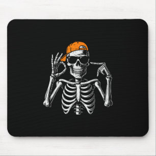 Mousepad 67 Meme Esqueleto Tendência Halloween Engraçado Se