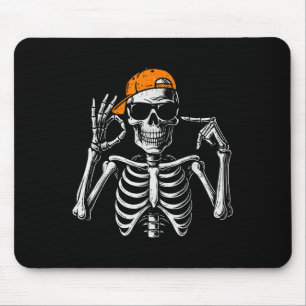 Mousepad 67 Meme Esqueleto Tendência Halloween Engraçado Se