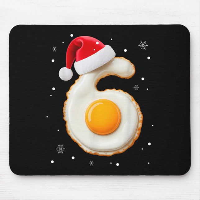 Mousepad 67 Meme Funny Number 6 Egg Bacon Matching Christma (Frente)