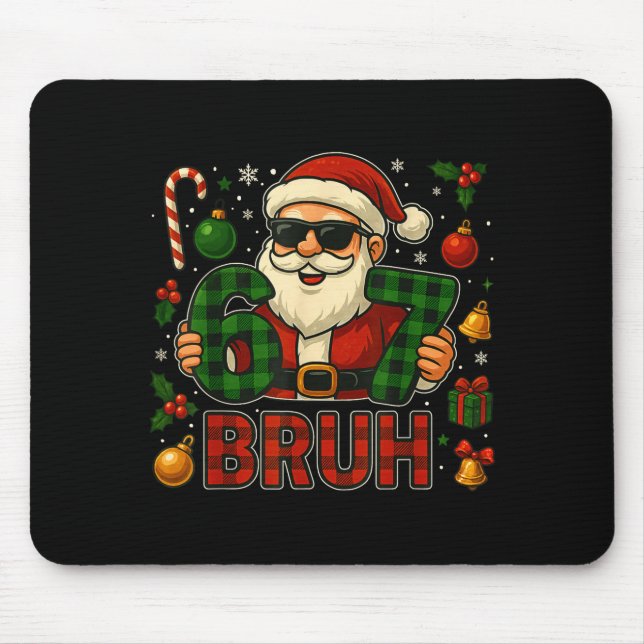Mousepad 67 Meme Funny Six Seven For Kids Men Boys Bruh Chr (Frente)