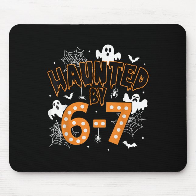 Mousepad 67 Meme Halloween Assombrado– Fantasma e Abóbora E (Frente)
