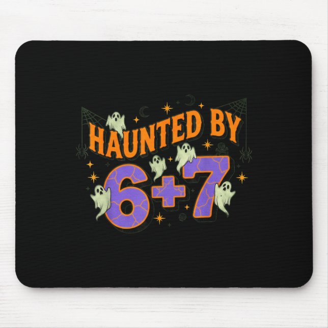 Mousepad 67 Meme Halloween Costume Haunted By 6-7  (Frente)