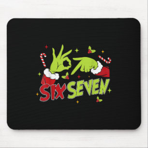 Mousepad 67 Meme Humor 6-7 Divertido Seis Sete Natal