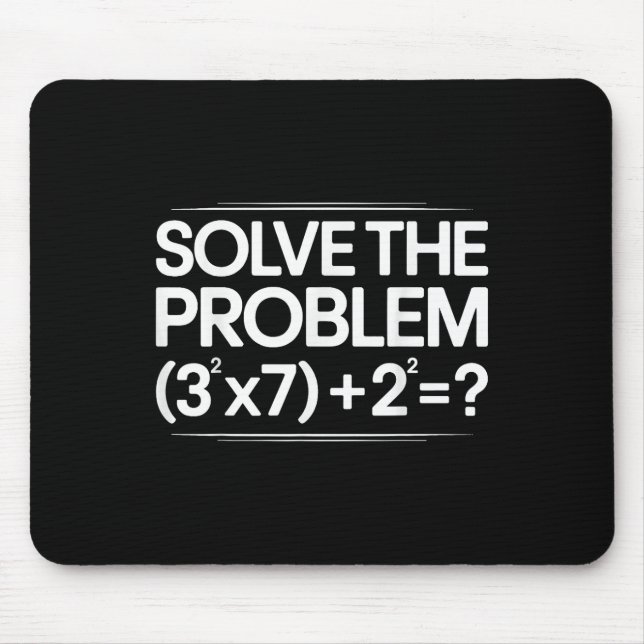 Mousepad 67 Meme Matemática Divertida Six Seven Professor B (Frente)