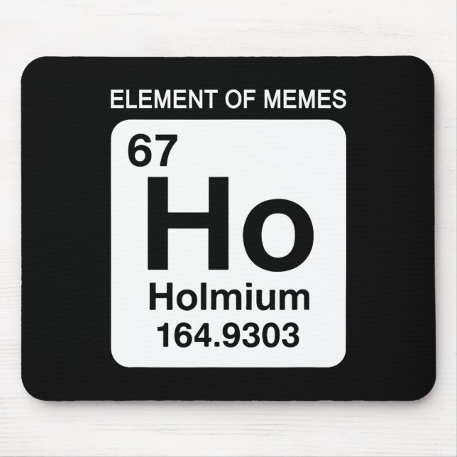 Mousepad 67 Meme Number Element Of Memes Periodic Table 6 7 (Frente)