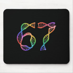 Mousepad 67 Meme Número Divertido Dna Replicação Bio Molecu