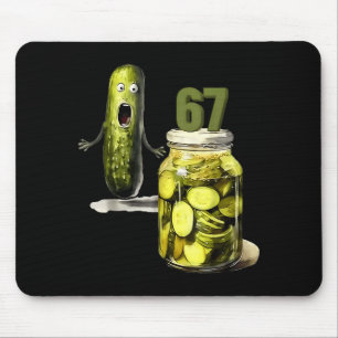 Mousepad 67 Meme Picles Surpresa Um Pote De Picles Fatiados