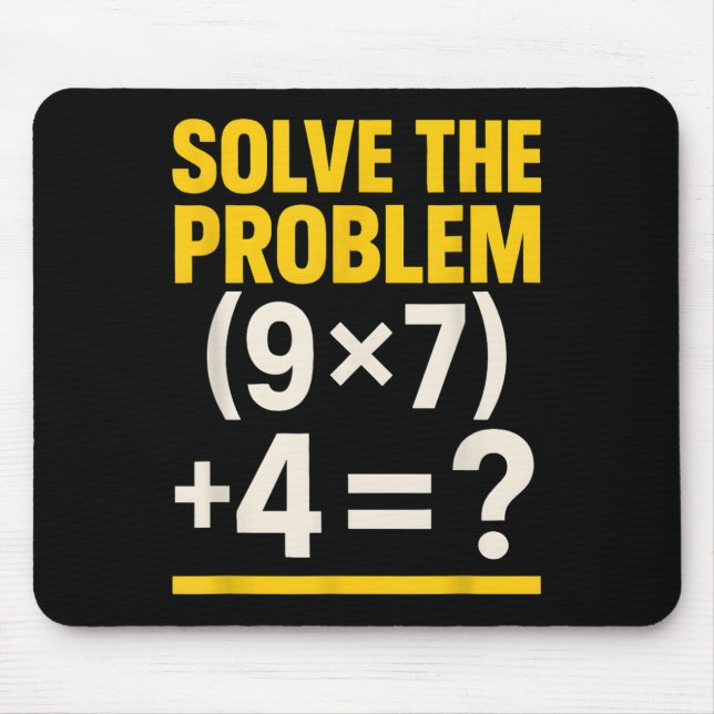 Mousepad 67 Meme Professor de Matemática Engraçado Escola 6 (Frente)