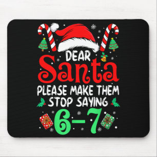 Mousepad 67 Meme Querido Papai Noel 6 7 Natal Divertido Sei