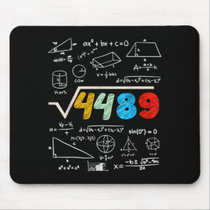 Mousepad 67 Meme Raiz Quadrada 4489 Faça as Contas Piada de