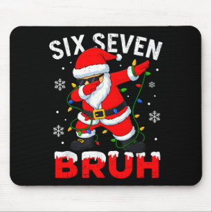 Mousepad 67 Meme Seis Sete Bruh Dabbing Papai Noel Natal En