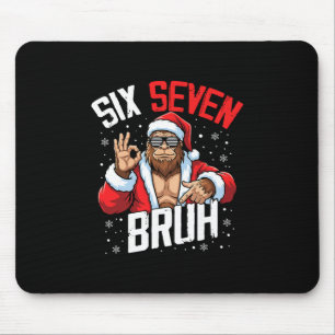 Mousepad 67 Meme Seis Sete Bruh Pé Grande Papai Noel 6 7 Na