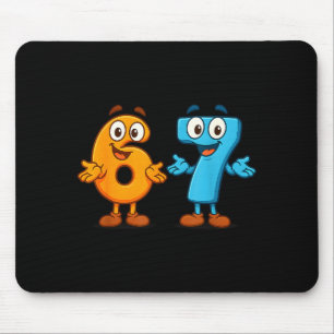 Mousepad 67 Meme Seis Sete Crianças Blocos de Números Profe