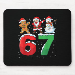 Mousepad 67 Meme Seis Sete Dabbing Papai Noel 6 7 Natal Div