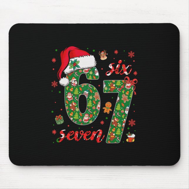 Mousepad 67 Meme Seis Sete Para Crianças Mulheres Homens Me (Frente)