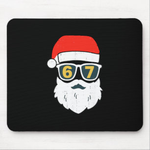 Mousepad 67 Meme Seis Sete Rosto do Papai Noel Crianças Hom