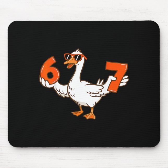 Mousepad 67 Meme Silly Goose 6 7 Six Seven 6-7  (Frente)