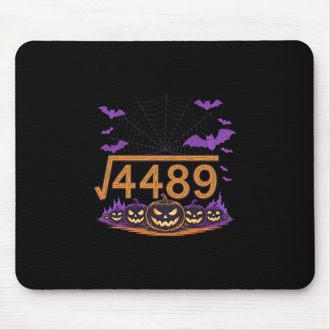 Mousepad 67 Meme Square Root 4489 Slang Math Halloween Cost (Frente)