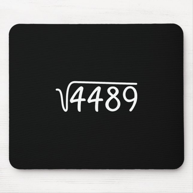 Mousepad 67 Meme Square Root 4489 Teen Six Seven Slang Math (Frente)