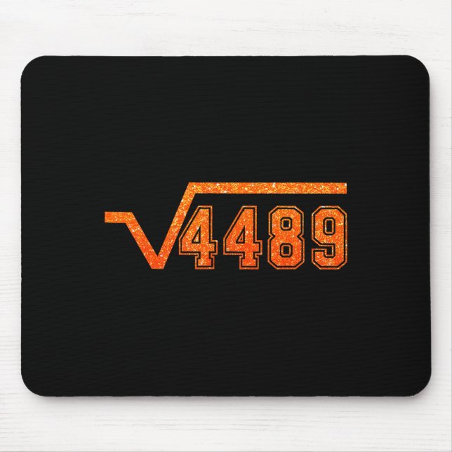 Mousepad 67 Meme Square Root 4489 Teen Six Seven Slang Math (Frente)