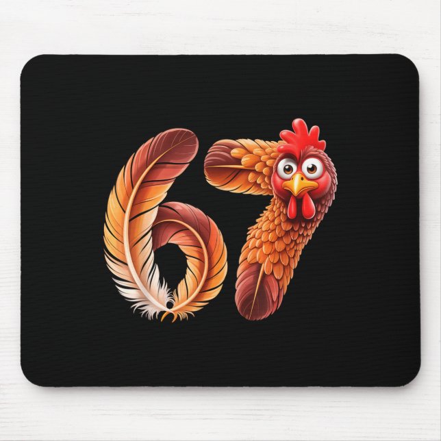 Mousepad 67 Meme Thanksgiving Turkey Day Funny Holiday Six  (Frente)