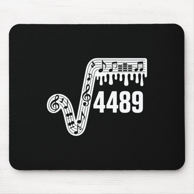 Mousepad 67 Music Drip Meme Square Root 4489 Slang Funny Ma (Frente)