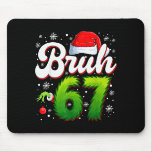 Mousepad 67 Natal Bruh 6 7 Meme Engraçado Seis Sete Geração