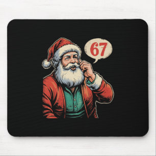 Mousepad 67 Natal Divertido Seis Sete Meme Brainrot Papai N