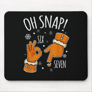 Mousepad 67 Natal Oh Snap Homemem de Pão de Gengibre 6 7 Me