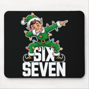 Mousepad 67 Natal Seis Sete 6 7 Meme Engraçado Elfo Dabbing