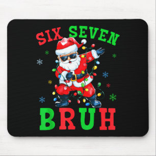 Mousepad 67 Natal Seis Sete Bruh Meme Papai Noel Dabbing Ch