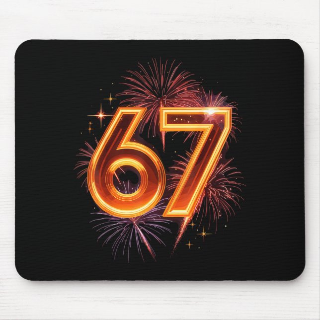 Mousepad 67 New Years Eve Party Pajama Shirt 6 7 Meme 67 20 (Frente)