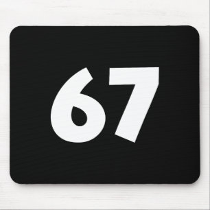 Mousepad 67 Número Engraçado Seis Sete Meme Escola Adolesce