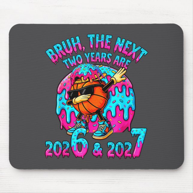 Mousepad 67 Nye 2026 Funny New Year's Eve Party 6 7 Meme Bo (Frente)