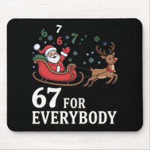 Mousepad 67 Para Todos o Natal Six Seven Fantasia de Natal