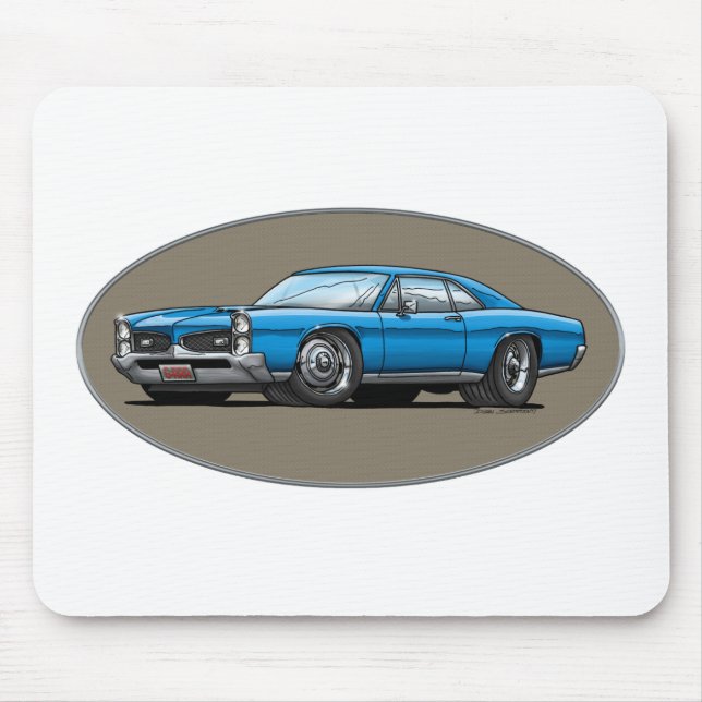 Mousepad 67 Pontiac GTO_blue (Frente)