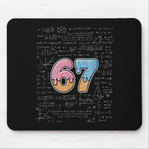 Mousepad 67 Professor de Matemática 67º Número Sorvete