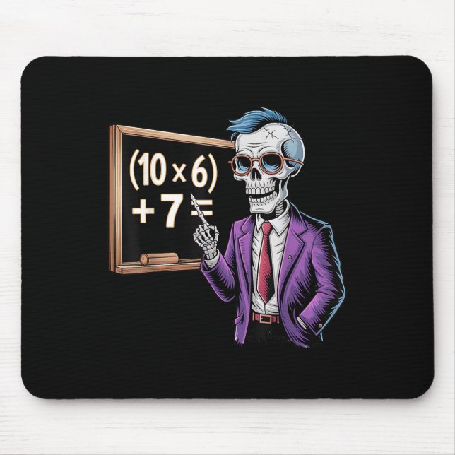 Mousepad 67 Professor de Matemática Meme Brainrot Seis Sete (Frente)