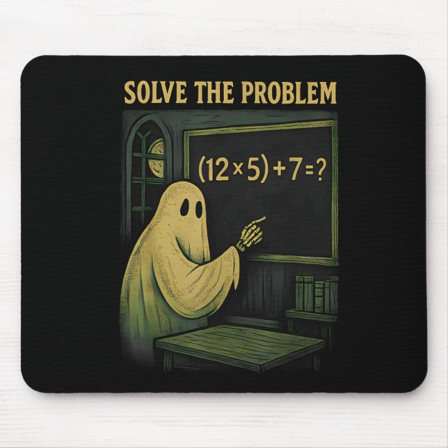 Mousepad 67 Professor Fantasma de Halloween Seis Sete Meme  (Frente)